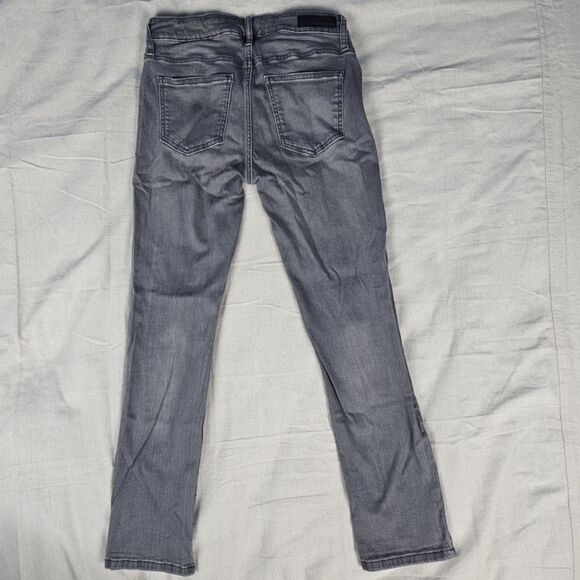 Calvin Klein Slim Boyfriend SZ 4 Jeans Women Gray Stretch Mid Rise Denim (29x27) - Picture 11 of 15